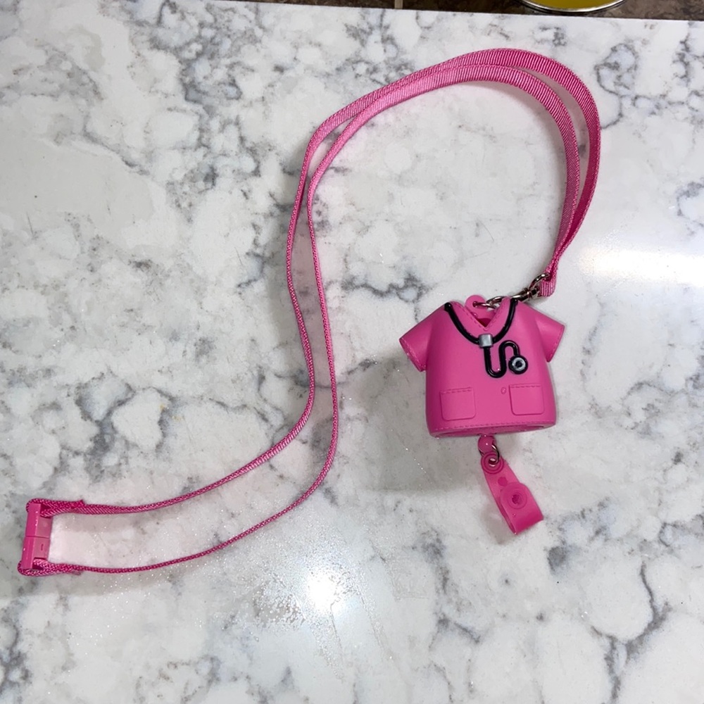 Bath & body compatible lanyard and badge tag!